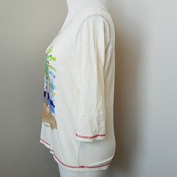 Hillard & Hanson Tropical Christmas Shirt - Picture 4 of 7